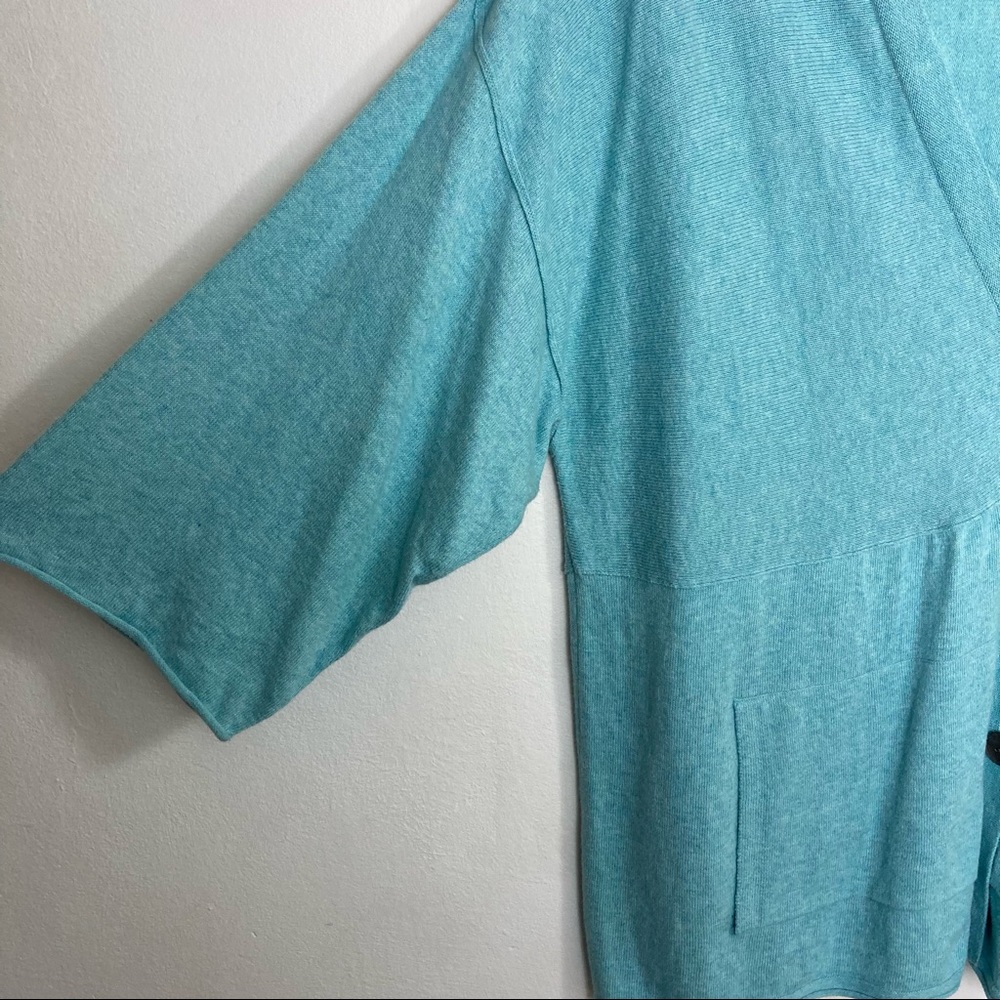 J Jill Purejill Cotton Cashmere Blend Cardigan M - Picture 4 of 8